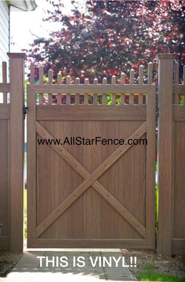 Wood Fence Gate